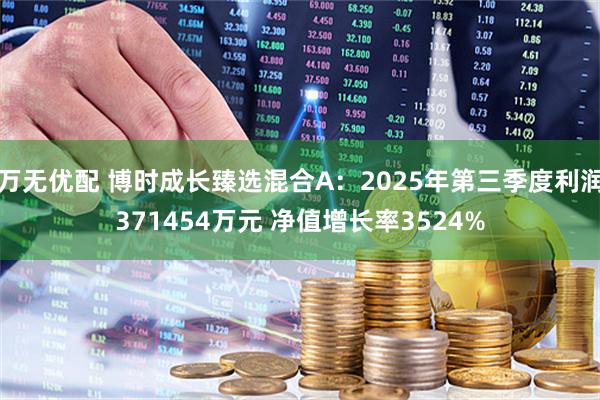 万无优配 博时成长臻选混合A：2025年第三季度利润371454万元 净值增长率3524%